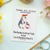 Mr. & Mrs. Panda Postkarte Bademeisterin Leidenschaft - Produktbild-Vorschau 2
