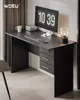 WOLTU Bürotisch, mit 3 Schubladen und Schloss, aus Holz, Produktbild-Vorschau 8