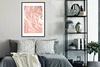 MuchoWow® Gerahmtes Poster Marmor - Pastell - Rosa - Blau - Produktbild-Vorschau 2