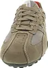A close-up, front-facing view of a beige Geox sneaker. Produktbild-Vorschau