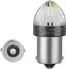 A product shot of an LED bulb, showing two views: a side view of the bulb and a bottom view of the base. Produktbild-Vorschau
