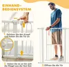Barriere di sicurezza per cani PawHut, 76-104 cm, senza Anteprima dell’immagine prodotto 6