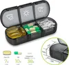 Tablettenbox 7 Tage tragbar mit 3 Fächern, BPA-frei Produktbild-Vorschau 3