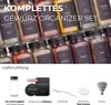 𝗛𝗔𝗩𝗘𝗡𝗛𝗔𝗨𝗦 Gewürz Organizer Set I 24x Gewürzgläser Produktbild-Vorschau 2