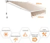 Tenda da sole a bracci pieghevoli COSTWAY 2,5x2m Tenda da Anteprima dell’immagine prodotto 5