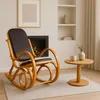 Fotel bujany M41, fotel obrotowy Fotel TV, lite drewno ~ Podgląd zdjęcia produktu 3