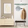 bremermann miroir mural avec crochet de vestiaire, barre à Voir les images du produit 2