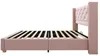 Boxspringbed 90x200 cm in roze kleur, met lattenbodem, Productafbeelding-voorbeeld 8