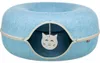TRIXIE Filzdonut Katzenhöhle mit Spielzeug - ø 60 cm Produktbild-Vorschau 1