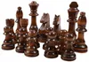 Große Holz-Schachfiguren Klassisches Set mit Filz - 32 Produktbild-Vorschau 4