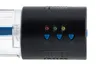 Close-up of an automatic fish feeder with control buttons and indicator lights. Produktbild-Vorschau