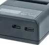 vhbw Dual Micro-USB + USB-C Ladegerät kompatibel mit Canon Produktbild-Vorschau 7