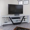Skye Decor, Sares - White, Black, TV-Schränke, Weiß, 120 x Produktbild-Vorschau 2