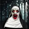 Maska jeptišky na Halloween latexová strašidelná horror Náhled obrázku produktu 6