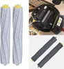 A collage of replacement parts for a robot vacuum cleaner, including brushes and a partially disassembled vacuum. Produktbild-Vorschau