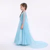 Eisblaues Prinzessinnenkleid für Mädchen mit Glitzer, Produktbild-Vorschau 2