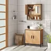 EUGAD Spiegelschrank, Badezimmerschrank hängend, Badschrank Produktbild-Vorschau 2