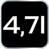 A black square with white text indicating a numerical value and unit. Produktbild-Vorschau