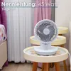 Zilan Tischventilator Sehr leise Ventilator klein 3 Stufen Produktbild-Vorschau 4