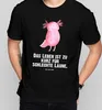 Mr. & Mrs. Panda T-Shirt Axolotl Glücklich - Schwarz - Produktbild-Vorschau 4