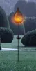Globo luce solare in metallo nero con un LED con picchetto Anteprima dell’immagine prodotto 11