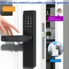 KKmoon Smart Lock aus Aluminiumlegierung, Türstärke 38-55 Produktbild-Vorschau 5