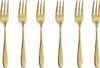 Sambonet Set 6 Kuchengabeln Edelstahl/PVD Gold 52712GA5 Produktbild-Vorschau 1
