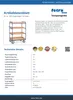Fetra Etagenwagen mit 4 Kästen L x B 1000 x 700 mm 600 kg Produktbild-Vorschau 3