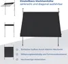 osoltus Balkon Klemmmarkise 250 x 130cm Balkonmarkise Produktbild-Vorschau 5