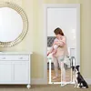 COSTWAY Barrière de sécurité bébé 80-132cm, Barrière de Voir les images du produit 7