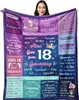 Yesbird 18 ° compleanno ragazza coperta regalo 150x130CM Anteprima dell’immagine prodotto 1