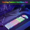 Gaming-Tastatur mit Maus Deutsches Layout QWERTZ Produktbild-Vorschau 5