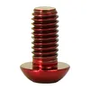 Titan M6x10 Linsenkopfschraube iso 7380 Rot Produktbild-Vorschau 2