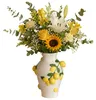 Atmosphera Blumenvase Zitronen - gelb - Keramik - D20 x H33 Produktbild-Vorschau 7