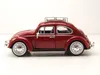 Motormax 79559R VW Käfer mit Dachgepäckträger 1966 rot 1:24 Produktbild-Vorschau 3