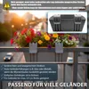 BigDean 2X Blumenkasten Balkongeländer 50cm Blumenkästen Produktbild-Vorschau 8