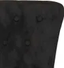 vidaXL Chaise rembourrée à haut dossier noir velours Voir les images du produit 6