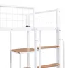 Flieks Etagenbett 90x200cm mit Schreibtisch, Hochbett Produktbild-Vorschau 9