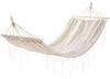 Robuste Gartenhängematte, beige Boho-Hängematte mit Produktbild-Vorschau 2