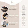 HENNEZ 15909, Badezimmer-Organizer, Grau, Bambus, 140 kg, Produktbild-Vorschau 2