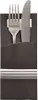 Papstar Bestecktaschen schwarz/weiss 200x85 mm 520 Stück Podgląd zdjęcia produktu 8