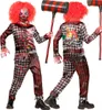 5-teiliges Horror Clown Sofortkostüm für Kinder mit Maske & Produktbild-Vorschau 3