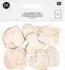 12 natürliche Holzherzen - 40 mm Produktbild-Vorschau 1