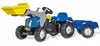 Treppe tractor RollyKid NH T7040 Junior blau Produktbild-Vorschau 4