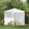 vidaXL Partyzelt-Seitenteil 2 Stk. 200 x 195 cm Weiß PE und Produktbild-Vorschau 2