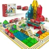 Magnetische Bausteine Zugset, Montessori Spielzeug 110pcs, Produktbild-Vorschau 1