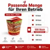 100 boîtes "Dönerbox" pour frites, kebabs et snacks, format Voir les images du produit 6