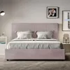 ITYHOME - Gepolstertes Bett mit Lattenrost 160x190 mit Produktbild-Vorschau 2
