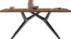 TPFLiving Tisch 200x100 cm Platte recyceltes Teak, Gestell Produktbild-Vorschau 1
