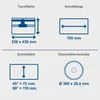Řezačka kamene Scheppach HSM3500 | diamantový řezný kotouč Náhled obrázku produktu 24